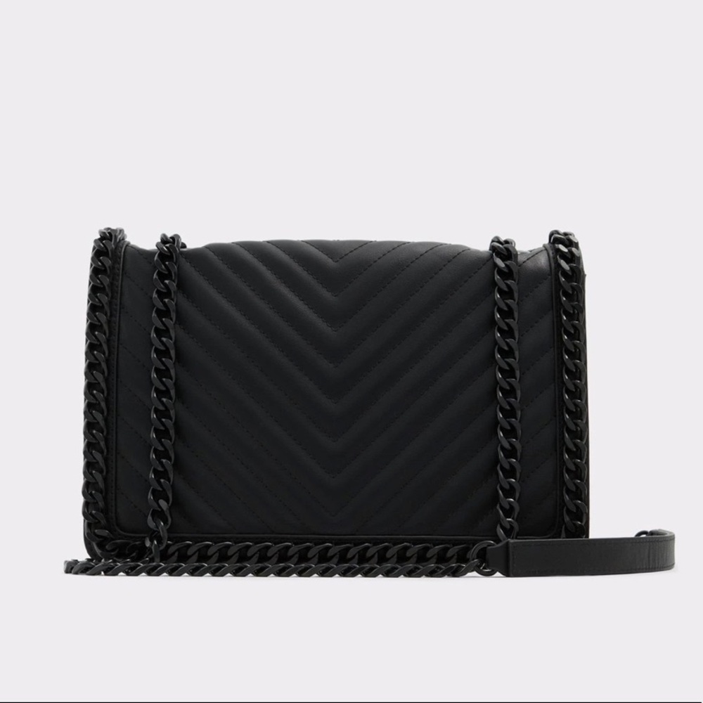 Aldo Greenwald Black Large Clutch.
